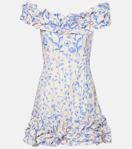 Agua by Agua Bendita Agua by Agua Bendita Jardin Petalo cotton poplin minidress