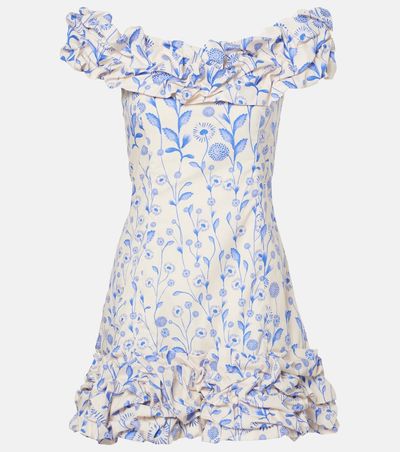 Agua by Agua Bendita Agua by Agua Bendita Jardin Petalo cotton poplin minidress