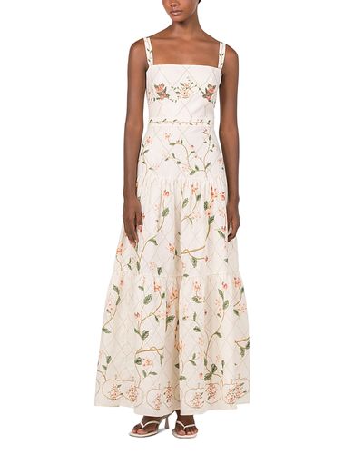 Agua By Agua Bendita Agua by Agua Bendita Lima Navegante Linen Maxi Dress