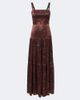 Agua by Agua Bendita Agua by Agua Bendita Lima printed satin maxi dress - 1
