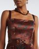 Agua by Agua Bendita Agua by Agua Bendita Lima printed satin maxi dress - 3