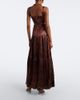 Agua by Agua Bendita Agua by Agua Bendita Lima printed satin maxi dress - 5