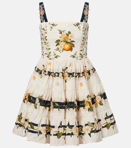 Agua by Agua Bendita Agua by Agua Bendita Lima Valle floral cotton minidress