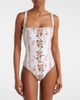 Agua by Agua Bendita Agua by Agua Bendita Limon ruffled embroidered swimsuit - 3