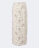 Agua by Agua Bendita Agua by Agua Bendita Lirica floral embroidered linen maxi skirt - 1