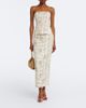 Agua by Agua Bendita Agua by Agua Bendita Lirica floral embroidered linen maxi skirt - 2