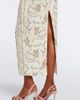 Agua by Agua Bendita Agua by Agua Bendita Lirica floral embroidered linen maxi skirt - 4