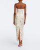Agua by Agua Bendita Agua by Agua Bendita Lirica floral embroidered linen maxi skirt - 6