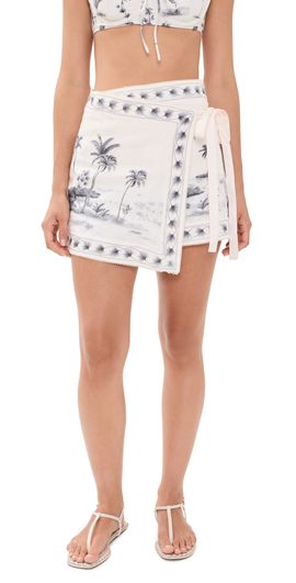 Agua by Agua Bendita Agua by Agua Bendita Luna Arena Pareo Miniskirt Multicolor