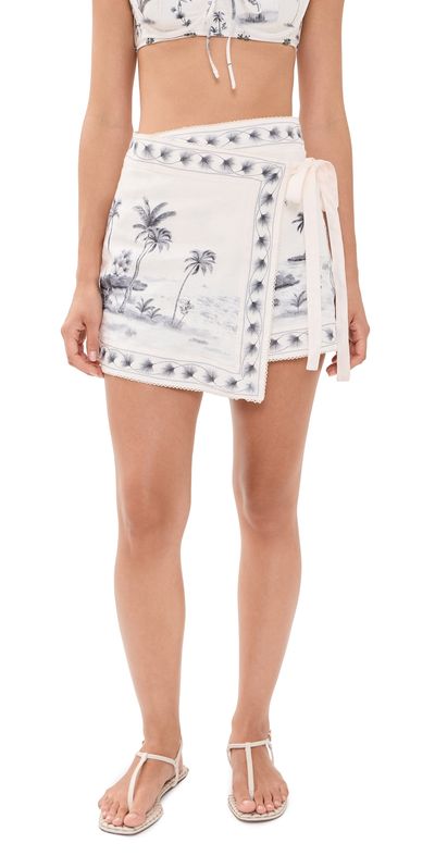 Agua by Agua Bendita Agua by Agua Bendita Luna Arena Pareo Miniskirt Multicolor