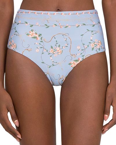Agua By Agua Bendita Agua by Agua Bendita Magenta Navegante Bikini Bottom