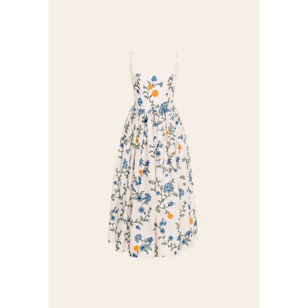 Agua by Agua Bendita Agua by Agua Bendita Mielero Midi Brisa Midi Dress