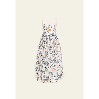 Agua by Agua Bendita Agua by Agua Bendita Mielero Midi Brisa Midi Dress