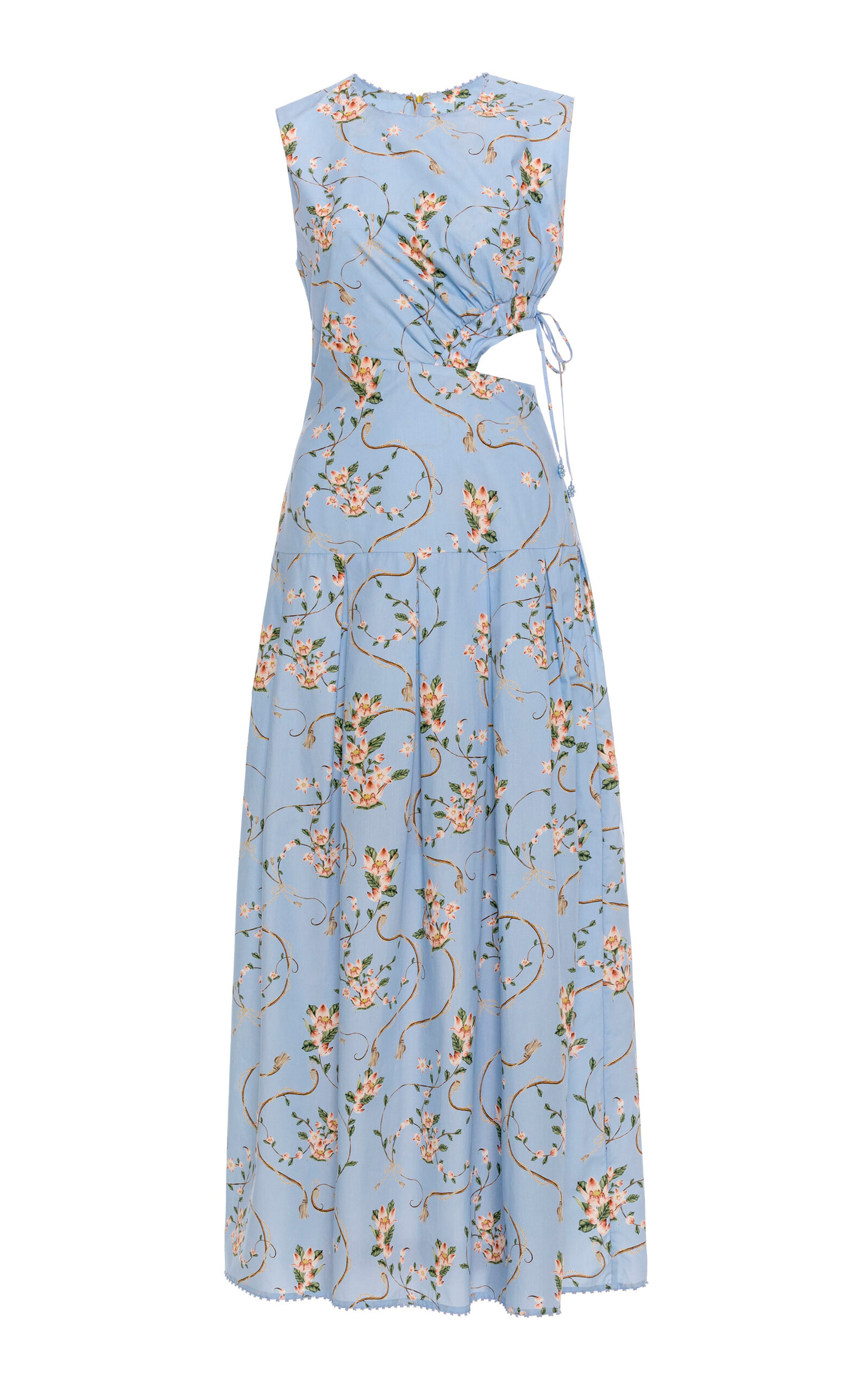 Agua by Agua Bendita Agua by Agua Bendita Otoño Navegante Cotton Midi Dress