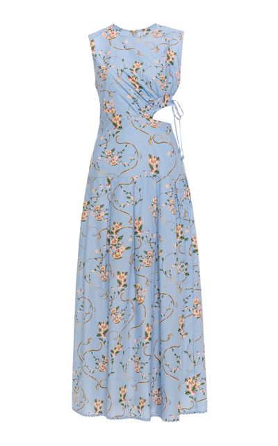 Agua by Agua Bendita Agua by Agua Bendita Otoño Navegante Cotton Midi Dress