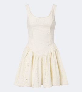 Agua by Agua Bendita Agua by Agua Bendita Pluma broderie anglaise cotton minidress