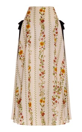 Agua by Agua Bendita Agua by Agua Bendita Reliquia Tristan Linen Maxi Skirt