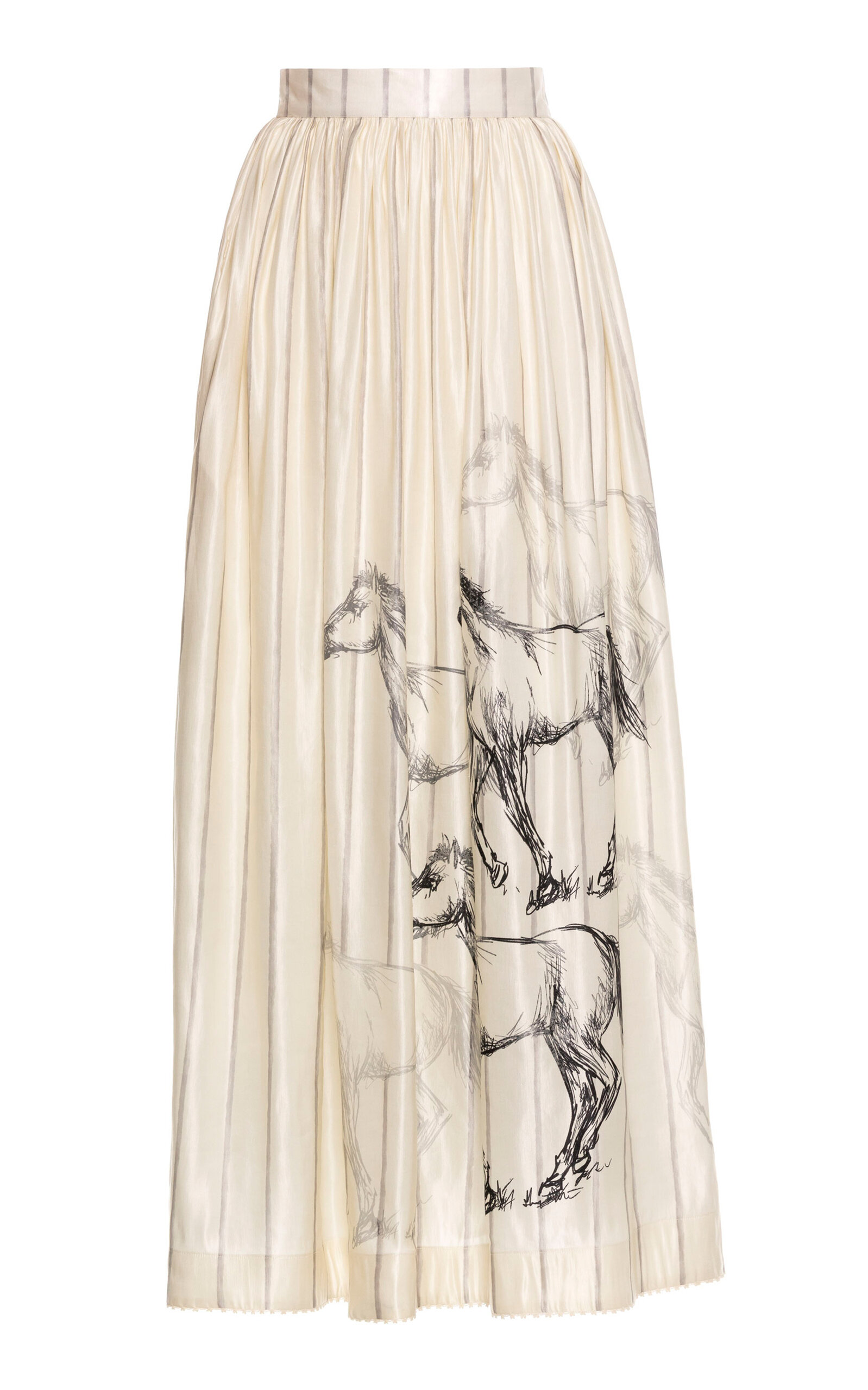 Agua by Agua Bendita Agua by Agua Bendita Tangelo Arena Cotton Skirt