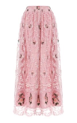 Agua by Agua Bendita Agua by Agua Bendita Tangelo Nostalgia Maxi Skirt