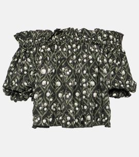 Agua by Agua Bendita Agua by Agua Bendita UrucÃº Perla off-shoulder blouse