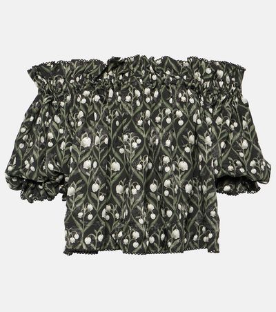 Agua by Agua Bendita Agua by Agua Bendita UrucÃº Perla off-shoulder blouse