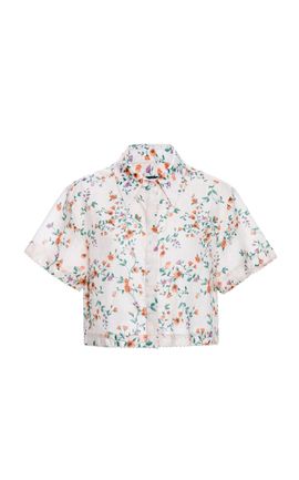 Agua by Agua Bendita Agua by Agua Bendita Virtuosa Chinesis Cropped Shirt