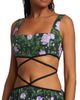 Agua by Agua Bendita Women's Peonia Cut-Out Strappy Maxi Dress - 6
