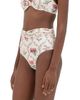 Agua by Agua Bendita Women's Vaiven Orquidea Ruched Bikini Bottom - 5