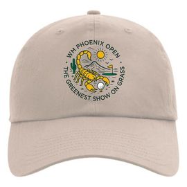 AHEAD Men's Ahead Cream WM Phoenix Open Largo Scorpion Adjustable Hat 