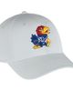 AHEAD Men's Ahead Stone Kansas Jayhawks Stratus AeroSphere Adjustable Hat  - 1