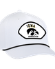 AHEAD Men's Ahead White Iowa Hawkeyes Alto Rope Adjustable Hat  - 1