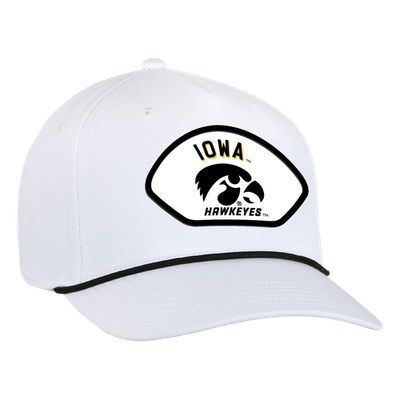 AHEAD Men's Ahead White Iowa Hawkeyes Alto Rope Adjustable Hat 