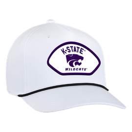 AHEAD Men's Ahead White Kansas State Wildcats Alto Rope Adjustable Hat 