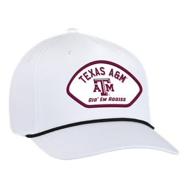 AHEAD Men's Ahead White Texas A&M Aggies Alto Rope Adjustable Hat 
