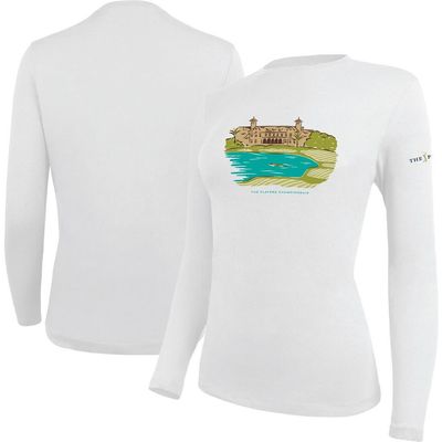 AHEAD Women's Ahead White THE PLAYERS Clubhouse Chelsea Long Sleeve T-Shirt 