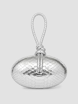 Ahikoza Women's The Lolita Mini Snakeskin-Embossed Leather Clutch