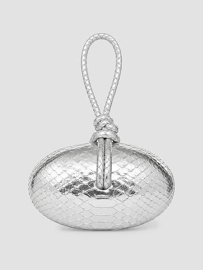 Ahikoza Women's The Lolita Mini Snakeskin-Embossed Leather Clutch
