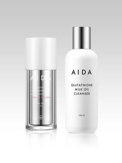 AIDA Whitening Care Tone-up Sun WHITE Oil Cleanser 150g Set