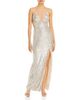 Aidan By Aidan Mattox Aidan by Aidan Mattox Sequined Column Gown - 2
