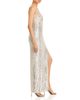 Aidan By Aidan Mattox Aidan by Aidan Mattox Sequined Column Gown - 5