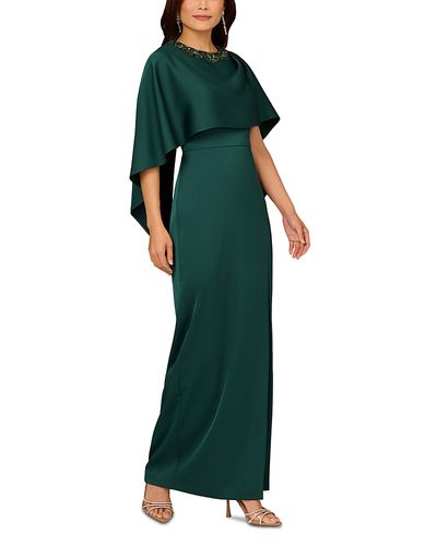Aidan Mattox Aidan Mattox Cape Column Dress