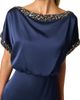 Aidan Mattox Aidan Mattox Crystal Detail Satin Crepe Blouson Gown - 3