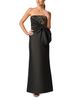 Aidan Mattox Aidan Mattox Mikado Bow Detail Strapless Dress - 2
