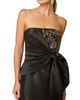 Aidan Mattox Aidan Mattox Mikado Bow Detail Strapless Dress - 3