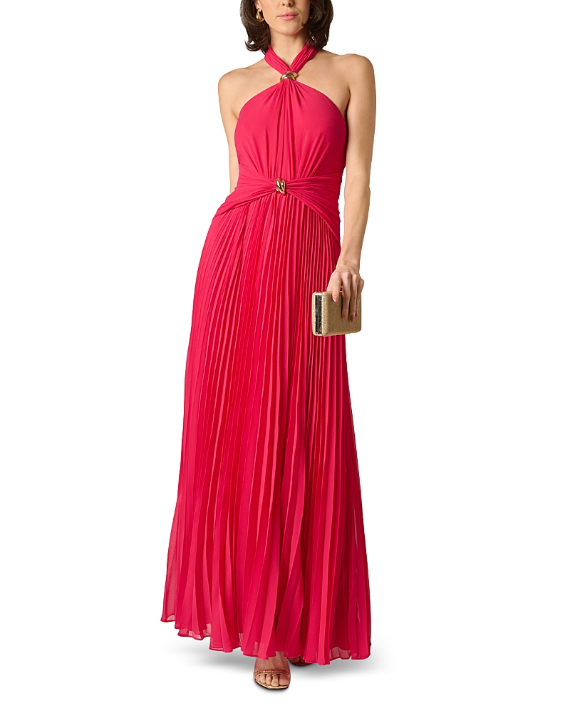 Aidan Mattox Aidan Mattox Pleated Chiffon Dress