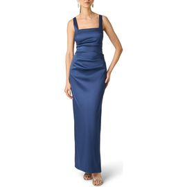 Aidan Mattox Aidan Mattox Stretch Mikado Column Gown