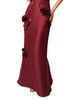 Aidan Mattox Aidan Mattox Stretch Mikado Long A Line Gown - 5