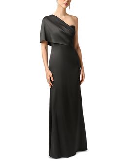 Aidan Mattox Aidan Mattox Stretch Mikado One Shoulder Dress
