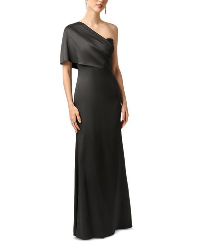 Aidan Mattox Aidan Mattox Stretch Mikado One Shoulder Dress