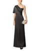 Aidan Mattox Aidan Mattox Stretch Mikado One Shoulder Dress - 2